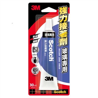 3M  強力接著劑 / 玻璃專用強力膠 / 6425 / 強力膠 / 瞬間膠 /  三秒膠