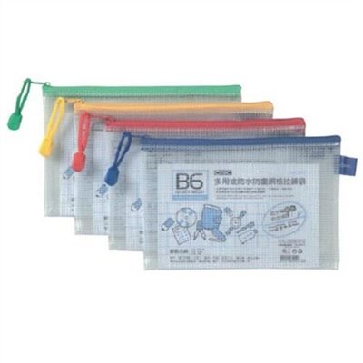 COX  網格橫式拉鍊袋 / B6 / NO.551H 