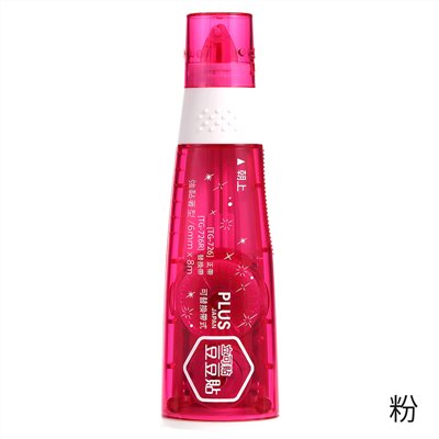 PLUS 豆豆彩貼  捲軸雙面膠帶 / TG-726