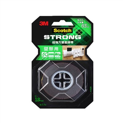 3M 超強力雙面膠帶 / V1802 / V1802N / 18mm*1.5M / 塑膠專用