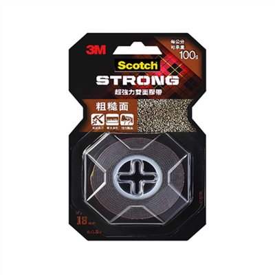 3M 超強力雙面膠帶 / V1803 / V1803N / 18mm*1.5M / 凹凸面專用
