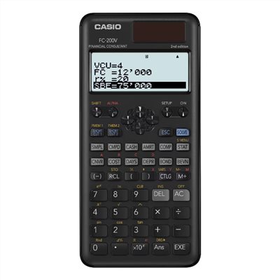 CASIO  桌上型太陽能計算機 / FC-200V-2