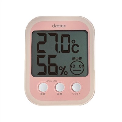 LIFE  日本 DRETEC 電子溫濕度計 / O-251PK