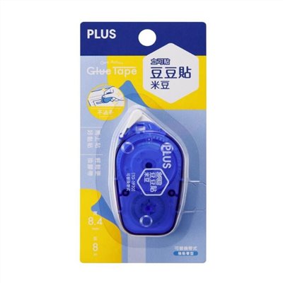 PLUS 豆豆貼 (米豆) 捲軸雙面膠帶 / TG-1910  / 6mm*8M 