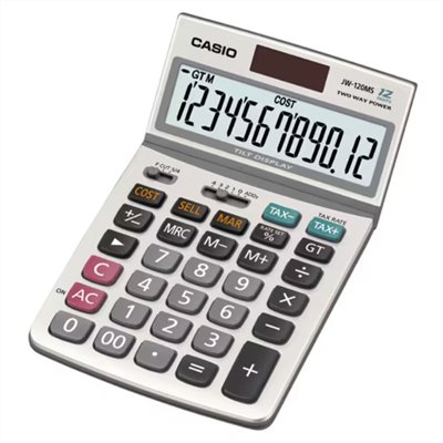 CASIO  桌上型太陽能計算機 / JW-120MS
