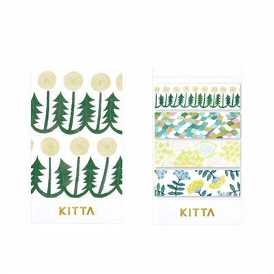 KITTA / 隨身攜帶和紙膠帶 / 花8 (近藤百恵設計款)