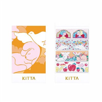 KITTA / 隨身攜帶和紙膠帶 / 可撕式 / 對稱 (北澤平祐設計款)