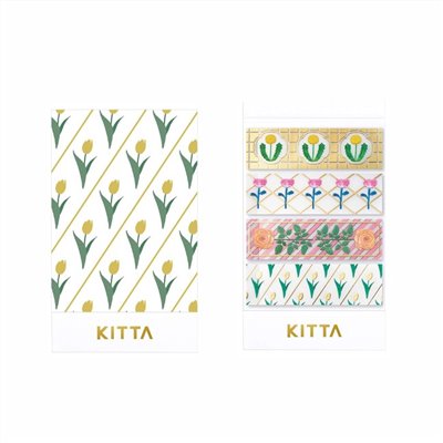 KITTA / 隨身攜帶和紙膠帶 / Clear 透明 / 金箔 禮物