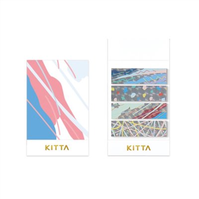 KITTA / 隨身攜帶和紙膠帶 / 玻璃紙 幾何