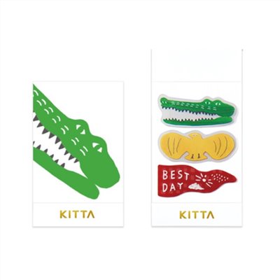 KITTA / 隨身攜帶和紙膠帶 /  Clear 透明 / 繡片貼