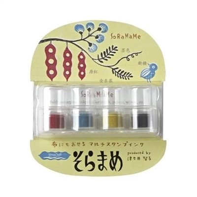 TSUKINEKO 日本月貓 / 豆子布用四色印台 / 現代