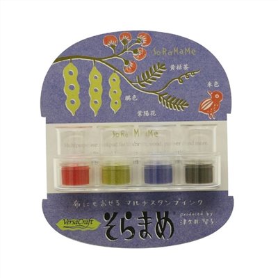 TSUKINEKO 日本月貓 / 豆子布用四色印台 / 魚缸