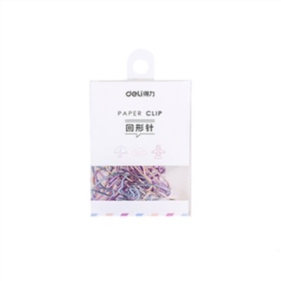 得力 Deli / 彩色造型迴紋針 / 0055