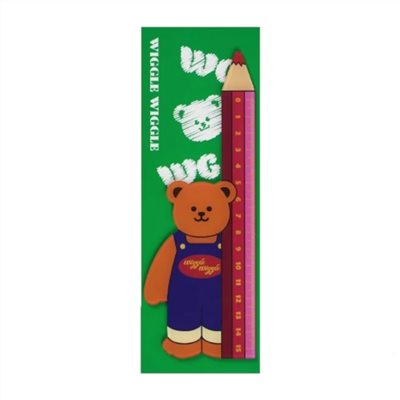 Wiggle Wiggle / 小熊壓克力量尺 / 15 cm / 限量