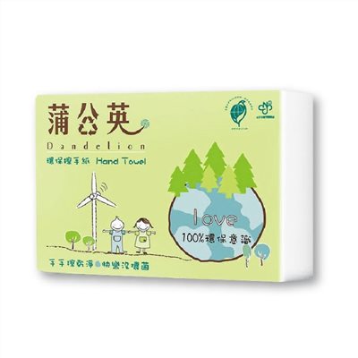 春風 蒲公英環保擦手紙
