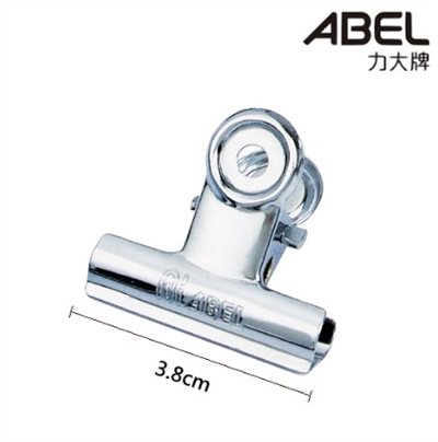 力大 圓型鋼夾 / 38mm / 00704 / 小 / 力大 ABEL 圓型鋼夾 00704 38mm (1.5吋) (72支入) / ABEL力大/FOOT足勇 圓型鋼夾 / 文具五金系列、五金夾子類、圓型夾 / 00704圓型鋼夾38mm ABEL 力大牌 / 力大 ABEL 圓型鋼夾 00704 38mm (1.5吋) (72支入)