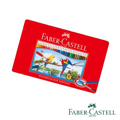 Faber-Castell 紅色系 水性彩色鉛筆 36色 / 輝柏 / 繪寶 / 36色水彩色鉛筆 / 德國 / Faber-Castell 紅色系 水性色鉛筆36色(精緻鐵盒) / Faber-Castell 紅色系 水性色鉛筆36色 / 115937 水性色鉛筆36色 / 水彩色鉛筆 / 色鉛筆