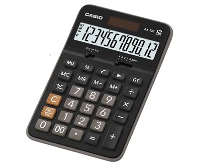 CASIO  桌上型太陽能計算機 / AX-12B / 實用型計算機 輕巧桌上型 AX-12B / CASIO卡西歐 12位元計算機(黑灰色) AX-12B / 卡西歐CASIO桌上型計算機/12位元/AX-12B / AX-12B CASIO 計算機 / 中型桌上型12位數計算機 計算器 / 卡西歐計算機 / 小型計算機 / 攜帶型計算機 / 口袋型計算機 / 攜帶計算機 / 口袋計算機 / 桌上型計算機 / 桌上計算機/ CASIO卡西歐
