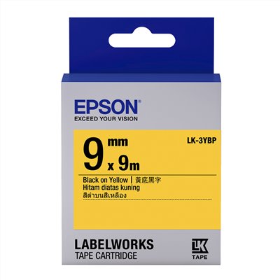 EPSON 標籤帶 / LK-3YBP / 9mm / 黃底黑字標籤帶 / 9mm黃底黑字標籤帶 / 9mm標籤帶黃底黑字 / 9mm 黃底黑字標籤帶 / 9mm 標籤帶黃底黑字 / 9mm標籤帶 / 9mm 標籤帶 / 愛普生EPSON標籤帶 / EPSON 標籤帶 / 愛普生 標籤帶 / 愛普生標籤帶 / EPSON標籤帶 / EPSON 標籤印表機 / 愛普生EPSON標籤帶/LK-3YBP/黃底黑字/9mmx9M / EPSON LK-3YBP S653404標籤帶(粉彩系列)黃底黑字9mm / EPSON C53S653404 LK-3YBP粉彩系列黃底黑字標籤帶(寬度9mm) / EPSON LK-3YBP C53S653404 粉彩系列黃底黑字標籤帶(寬度9mm) / EPSON LK-3YBP 粉彩系列黃底黑字標籤帶 (寬度9mm) 