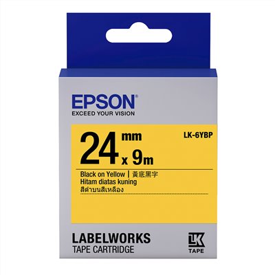 EPSON 標籤帶 / LK-6YBP / 24mm / 黃底黑字 / 黃底黑字標籤帶 / 24mm黃底黑字標籤帶 / 24mm標籤帶黃底黑字 / 24mm 黃底黑字標籤帶 / 24mm 標籤帶黃底黑字 / 24mm標籤帶 / 24mm 標籤帶 / 愛普生EPSON標籤帶 / EPSON 標籤帶 / 愛普生 標籤帶 / 愛普生標籤帶 / EPSON標籤帶 / EPSON 標籤印表機 / 愛普生EPSON標籤帶/LK-6YBP/黃底黑字/24mmx9M / EPSON LK-6YBP S656404標籤帶(粉彩系列)黃底黑字24mm / EPSON C53S656404 LK-6YBP粉彩系列黃底黑字標籤帶(寬度24mm) / EPSON LK-6YBP C53S656404 粉彩系列黃底黑字標籤帶(寬度24mm) PChome 24h購物