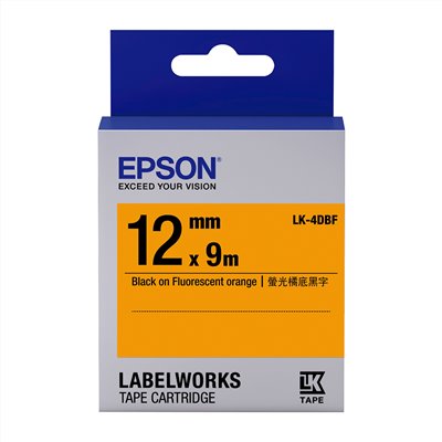 EPSON 標籤帶 / LK-4DBF / 12mm / 螢光橘底黑字 / 12mm螢光橘底黑字標籤帶 / 12mm標籤帶螢光橘底黑字 / 12mm 螢光橘底黑字標籤帶 / 12mm 標籤帶螢光橘底黑字 / 12mm橘底黑字標籤帶 / 12mm標籤帶橘底黑字 / 12mm 橘底黑字標籤帶 / 12mm 標籤帶橘底黑字 / 12mm標籤帶 / 12mm 標籤帶 / 愛普生EPSON標籤帶 / EPSON 標籤帶 / 愛普生 標籤帶 / 愛普生標籤帶 / EPSON標籤帶 / EPSON 標籤印表機 / 愛普生EPSON標籤帶/LK-4DBF/螢光橘底黑字/12mmx9M / EPSON LK-4DBF S654416標籤帶(螢光系列)橘底黑字12mm / EPSON C53S654416 LK-4DBF螢光系列橘底黑字標籤帶(寬度12mm) / EPSON LK-4DBF C53S654416 螢光系列橘底黑字標籤帶(寬度12mm) / EPSON C53S654416 LK-4DBF螢光系列橘底黑字標籤帶(寬度12mm)