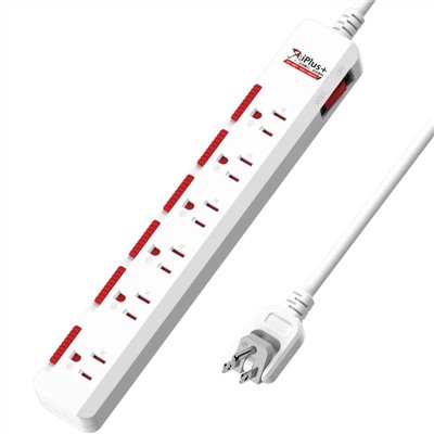iPlus+ 保護傘延長線 / PU-3163S / 6座1切
