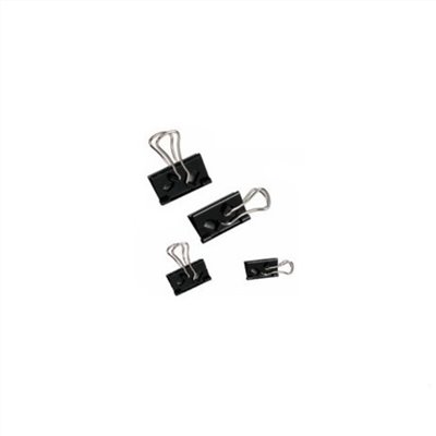 便力牌 205 (25mm)黑色轉尾夾 (6入) 