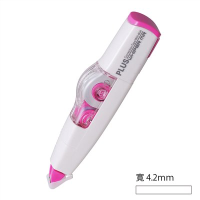 PLUS 智慧型修正帶 / WH-604 / 4.2mm*6M / 滾輪立可帶 / PLUS 修正帶 / PLUS修正帶 / PLUS 立可帶 / PLUS立可帶 / PLUS【MiniRoller】智慧型修正帶(10入)WH-604 - PLUS 文具 / PLUS 智慧型滾輪修正帶 WH-604 WH-605 WH-606 / 42-512 WH-604智慧型滾輪修正帶 粉 /  PLUS 智慧型滾輪修正帶 WH-604 / 立可白