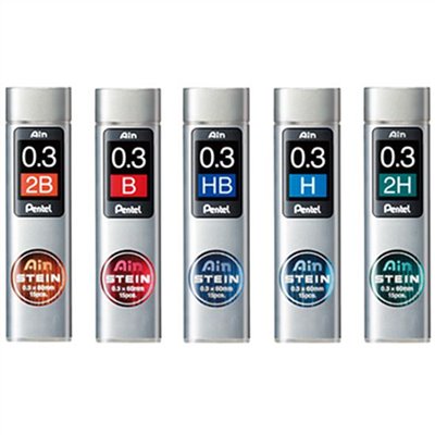 Pentel  0.3mm 自動鉛筆芯 / C273 / HB / B / 2B / C273自動鉛筆芯_0.3mm / Pentel 飛龍 Ain STEIN C273 自動鉛筆芯 0.3mm / PENTEL C273 Ain STEIN 自動鉛筆 筆芯 自動鉛筆芯 替芯 0.3mm / 自動筆芯 / 自動鉛筆心 / 自動鉛筆新 / 鉛筆心 / 鉛筆新