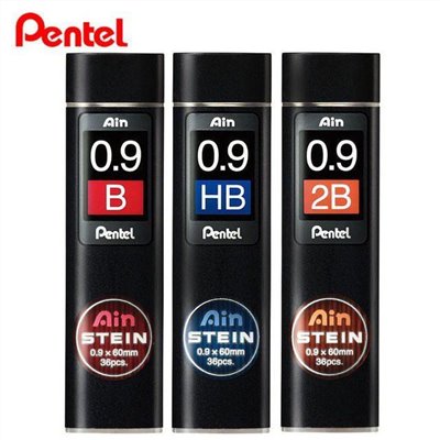 Pentel  0.9mm 自動鉛筆芯 / C279 / HB / B / 2B / Pentel STEIN 自動鉛筆芯(0.9) C279 / Pentel 飛龍 Ain STEIN C279 自動鉛筆芯 0.9mm / Pentel飛龍 C279 Ain STEIN 自動鉛筆芯 0.9mm / 自動鉛筆芯 Ain STEIN C279自動鉛筆芯_0.9mm / 自動筆芯 / 自動鉛筆心 / 自動鉛筆新 / 鉛筆心 / 鉛筆新