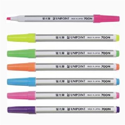 UNIPOINT 螢光筆 / 700N / 黃 / 粉 / 桔 / 綠 / 藍 / 紫