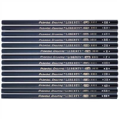 利百代 製圖鉛筆 / 9800 / H~6H、HB~6B、F