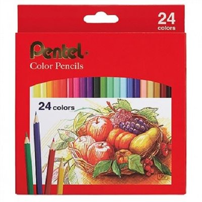 Pentel CB8 彩色鉛筆 24色 / CB8-24TH