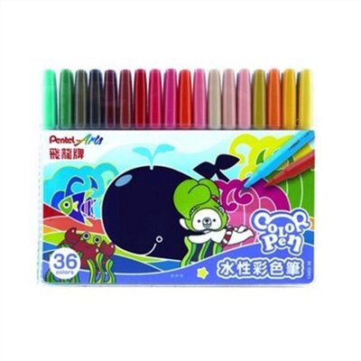 Pentel 細字彩色筆  36色 / S3602-36色 / 36色彩色筆 / 飛龍 / 彩色筆-Pentel 飛龍 彩色筆 36色/盒 S3602-36 / PENTEL S3602彩色筆36色組 / S360② 彩色筆36色 S3602-36 / 日本Pentel飛龍, 百點S360細字彩色筆36色組 / Pentel飛龍】S3602-36 彩色筆 36支 / Pentel飛龍文具
