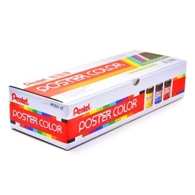 Pentel 廣告顏料  12色 / POS-4-12色 / 飛龍 / 12色廣告顏料 / Pentel飛龍 POS4-12 廣告顏料 30cc 12色 / 12色廣告顏料 POS4-12 30cc Pentel 飛龍 / Pentel飛龍牌POS4-12色廣告顏料30cc / 飛龍Pentel 廣告顏料 12色 12/30 cc / Pentel飛龍 POS4-12 廣告顏料 30cc 12色 / Pentel飛龍 30cc廣告顏料 12色組 (POS4-12) / 飛龍Pentel廣告顏料12色套裝POS4-12/30cc/12瓶 / Pentel飛龍文具